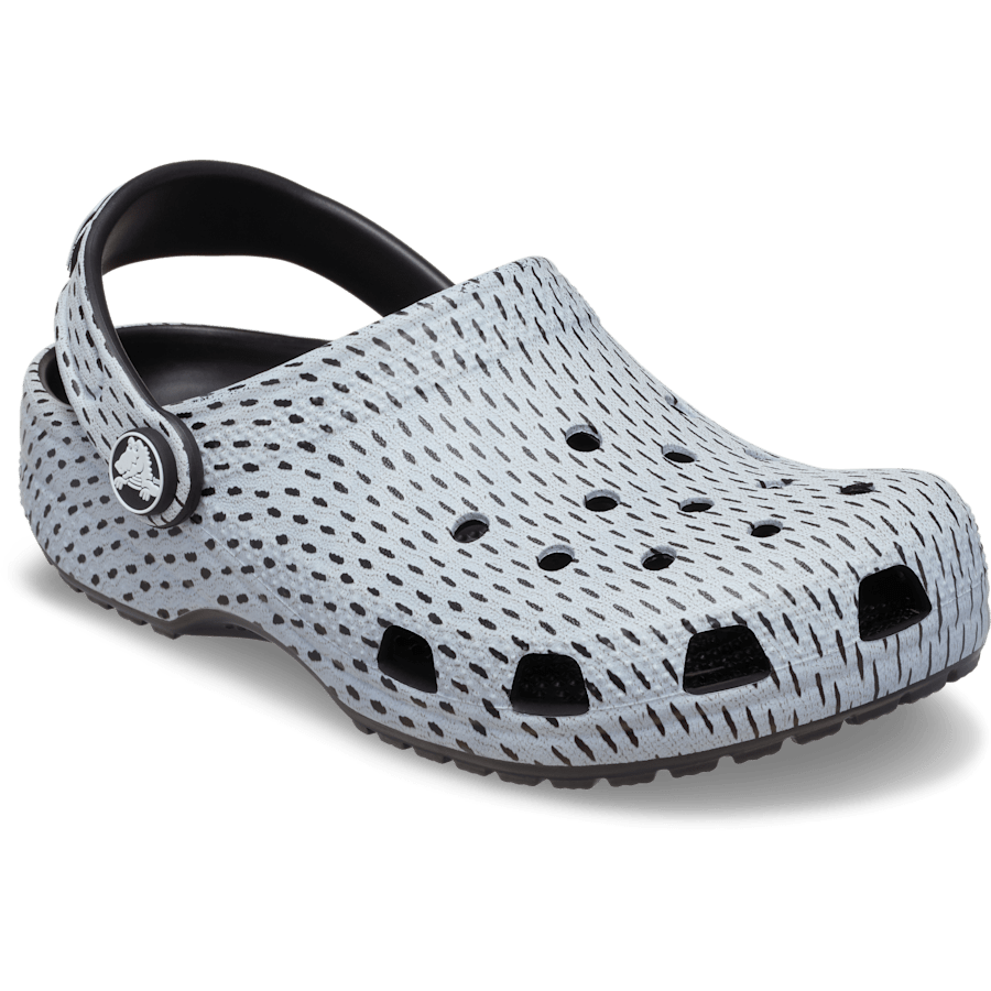 Crocs Kids' Classic Jersey Clog — Black