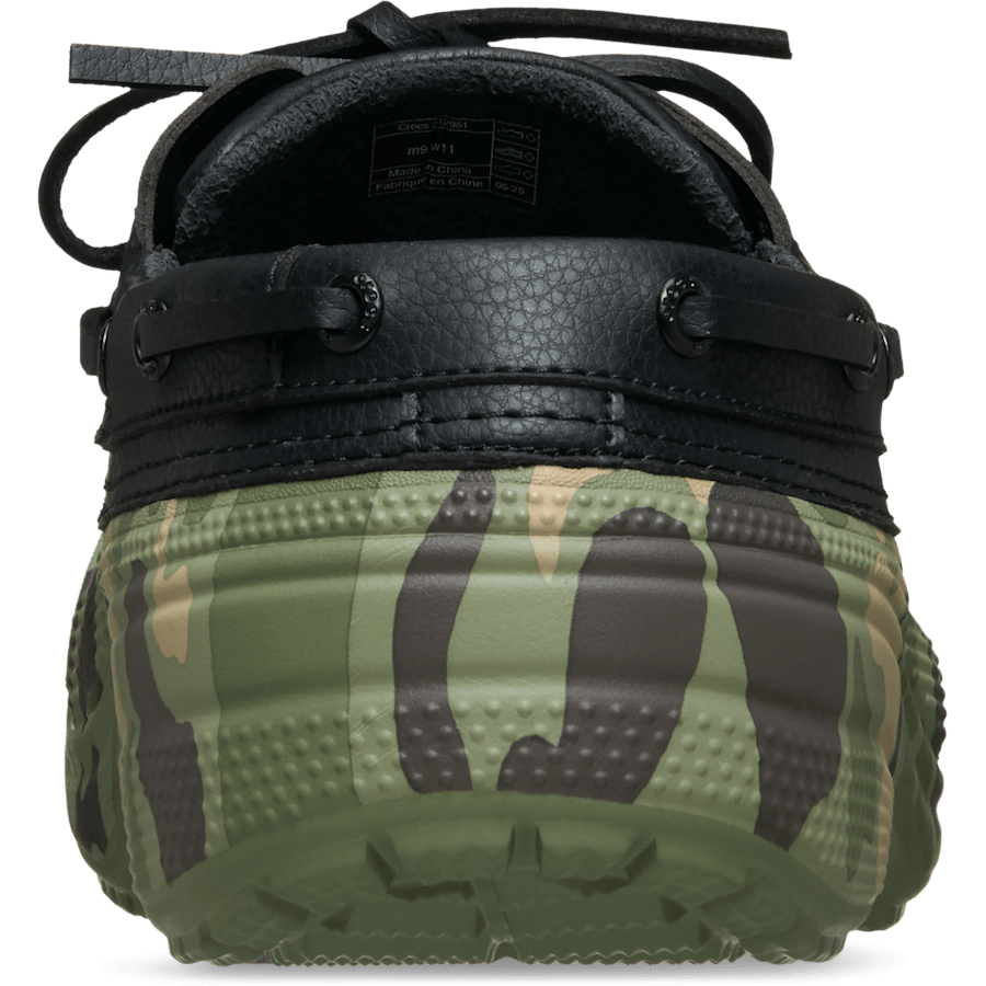 Noir/Cargo Classic Duck Camo Boat Shoe - Arrière - Crocs