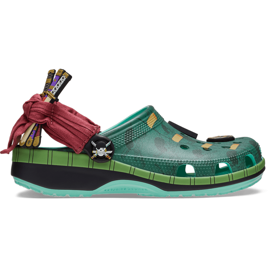 Multi ONE PIECE Zoro Classic Clog - Side - Crocs