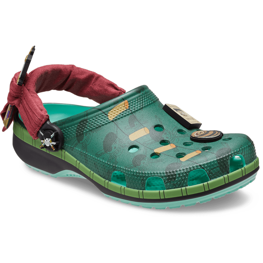 Multi ONE PIECE Zoro Classic Clog - Angle - Crocs