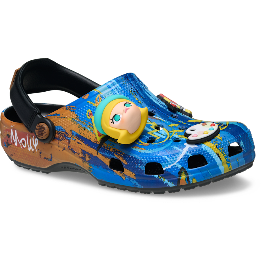 Multi POP MART MOLLY Classic Clog - Schrägsicht - Crocs