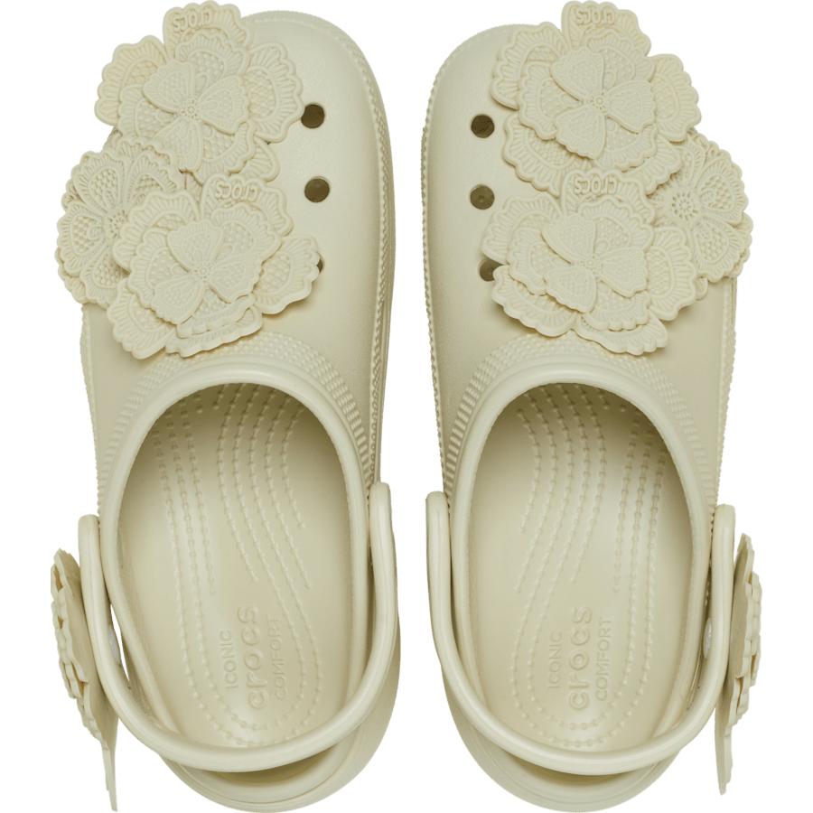 Classic Platform Lace Floral Clog - Crocs