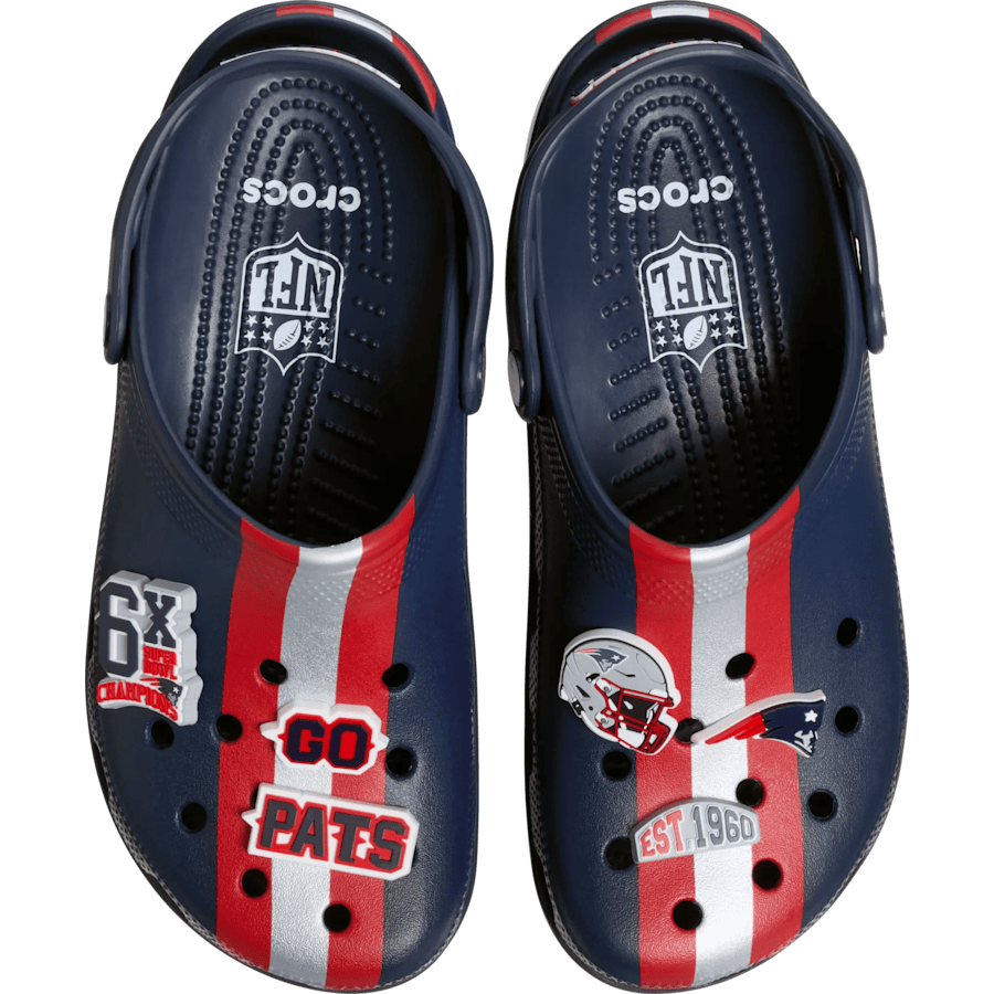 Crocs NFL New England Patriots Classic Clog — Multi