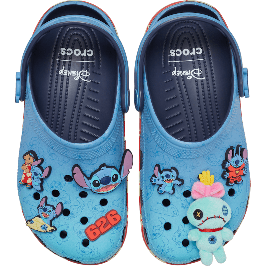 Multi Disney Lilo & Stitch Classic Clog - Side - Crocs