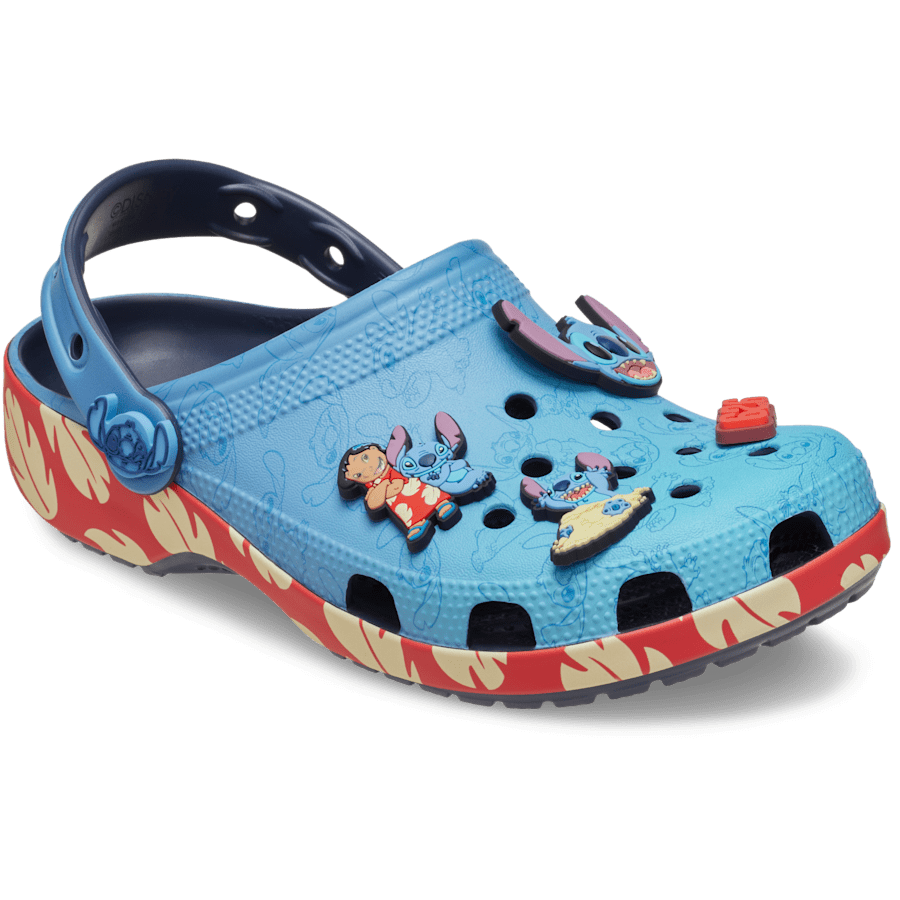 Multi Disney Lilo & Stitch Classic Clog - Angle - Crocs