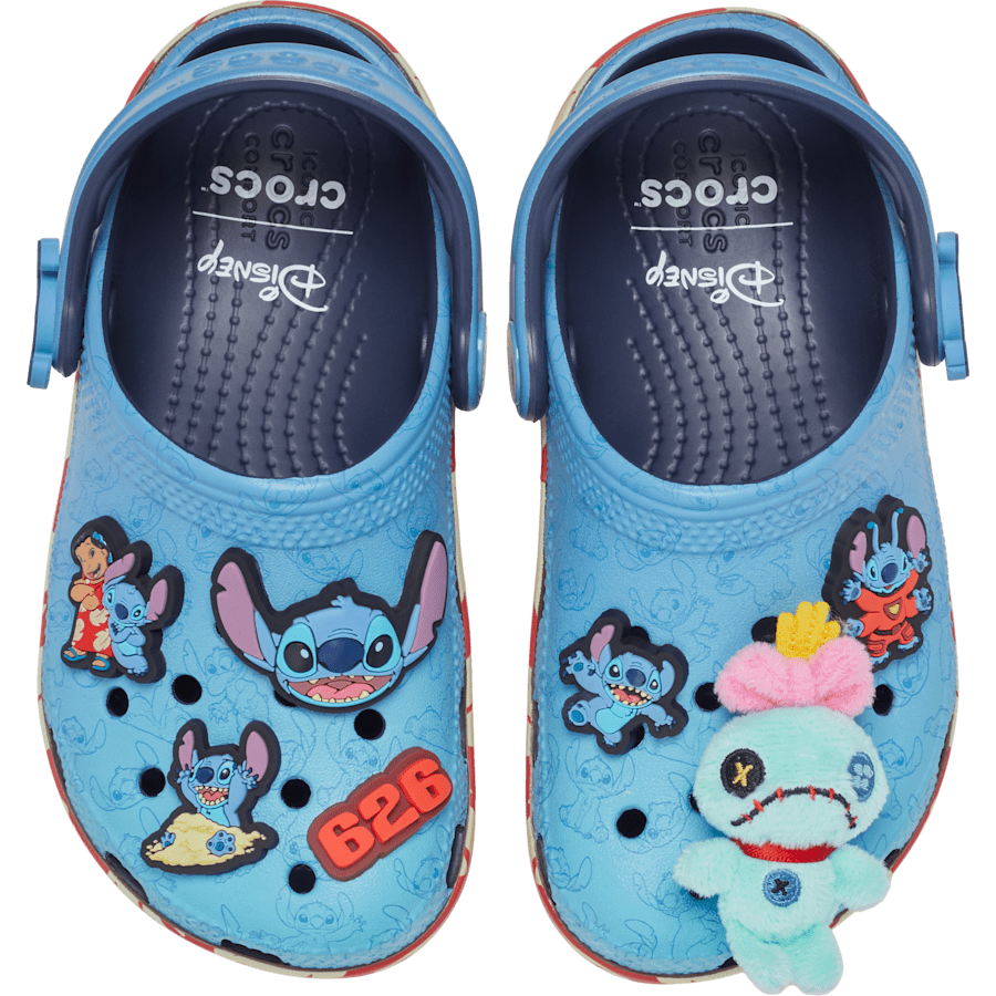 Multi Toddler Disney Lilo & Stitch Classic Clog - Side - Crocs