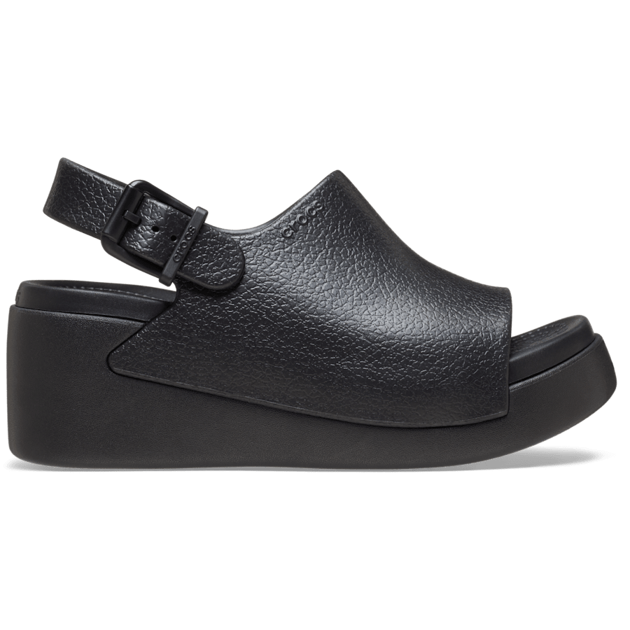 Noir Dylan Platform Slide - Côté - Crocs