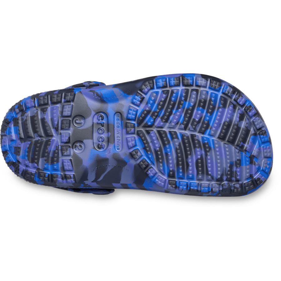 Crocs Kids' Classic Confetti Clog — Blue Bolt / Multi