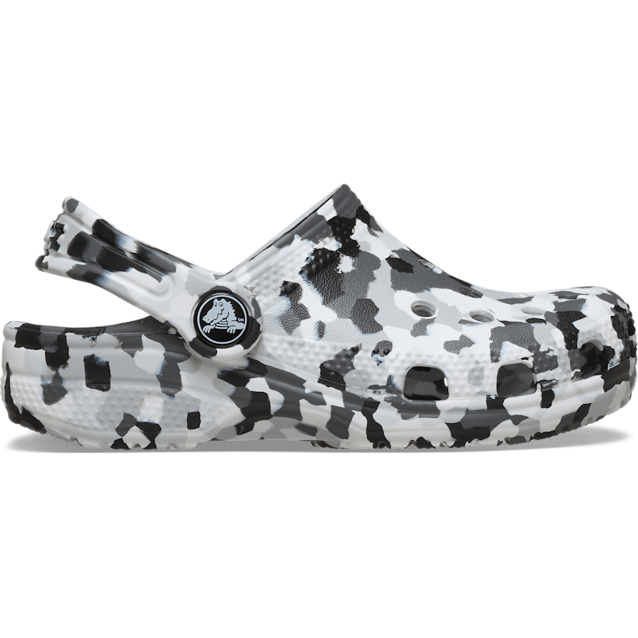 Noir / Blanc Toddler Classic Confetti Clog - Côté - Crocs