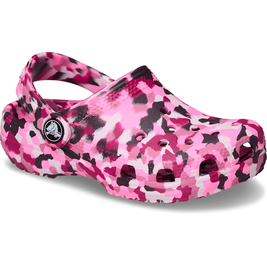 Couleur Toddler Classic Confetti Clog - Angle - Crocs