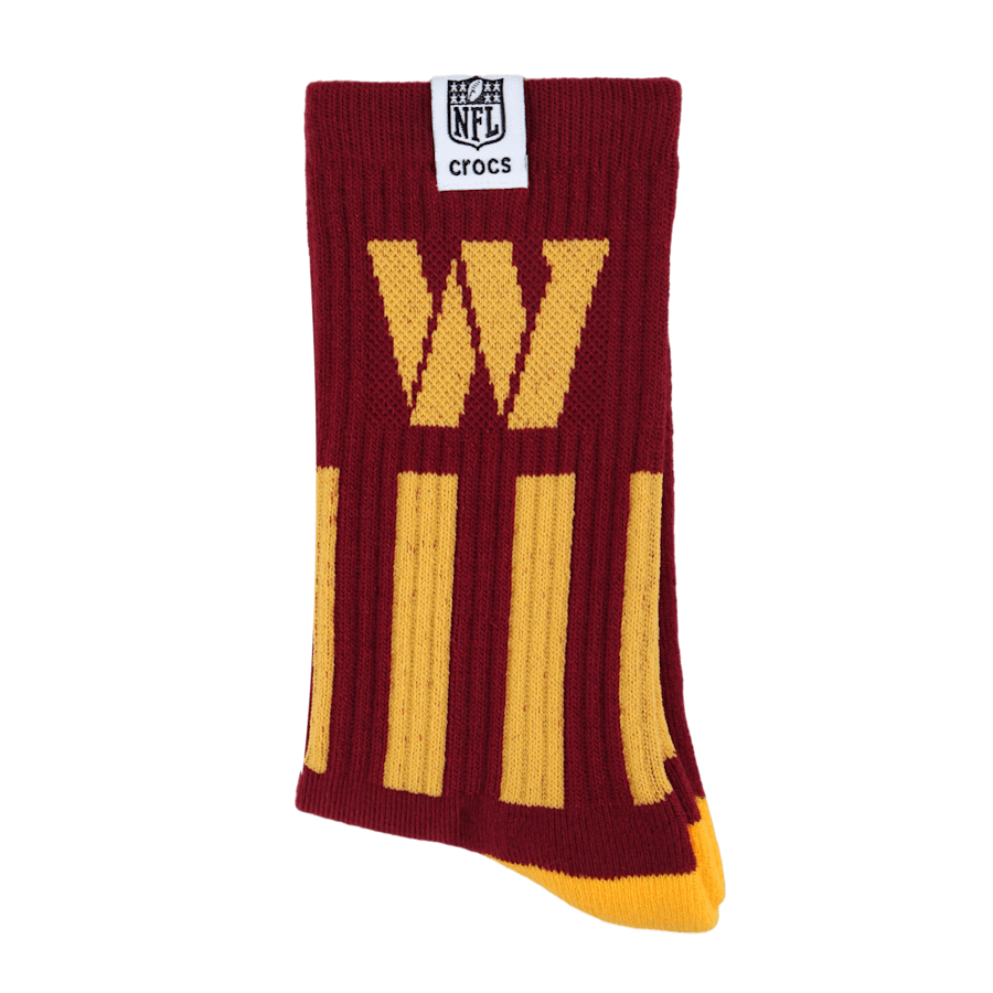 Multi NFL Washington Commanders Crocs Socks - Top - Crocs