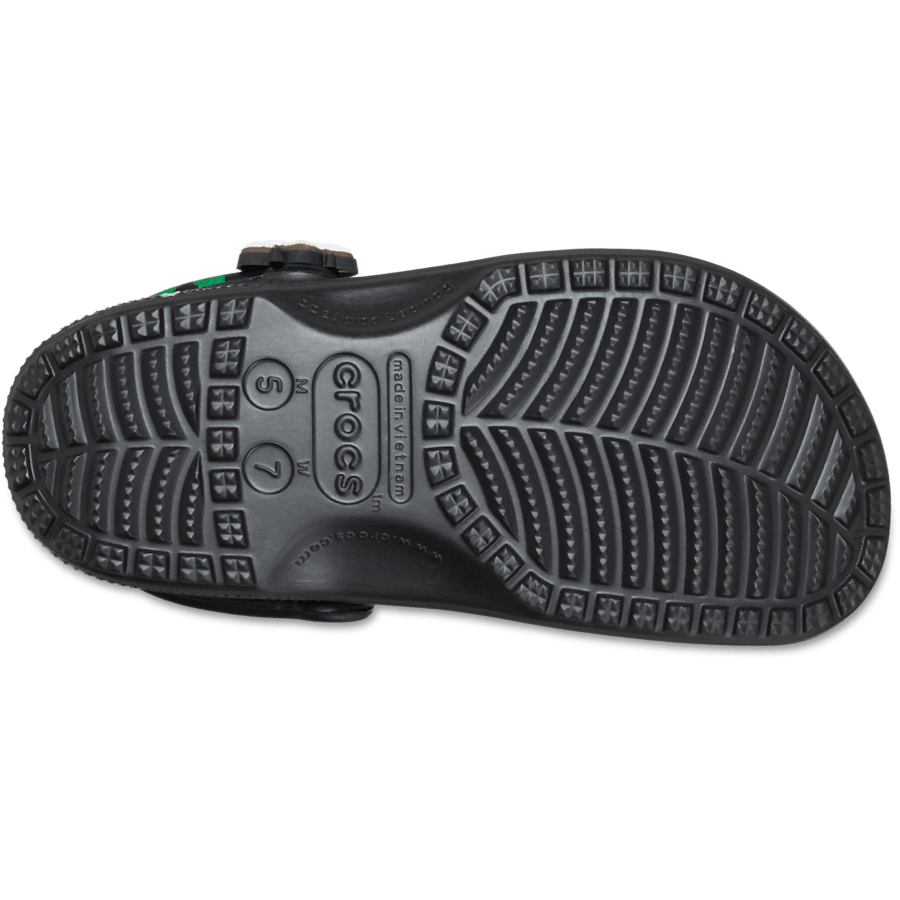 Crocs Classic Berries & Bees Clog — Black