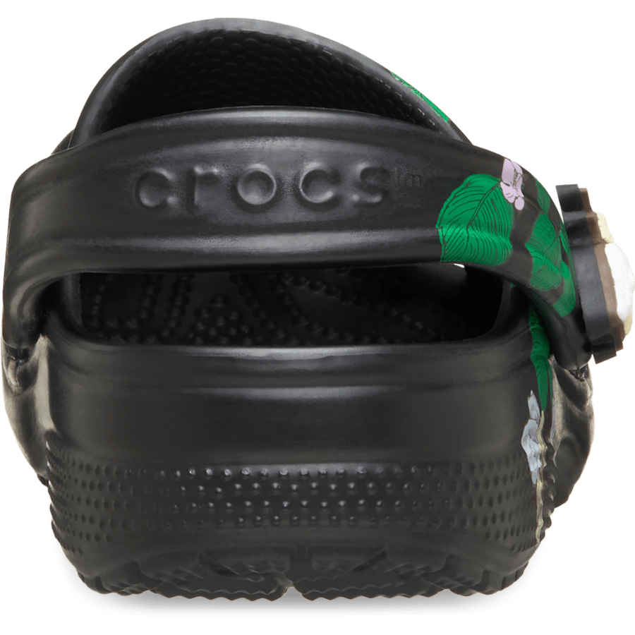 Crocs Classic Berries & Bees Clog — Black