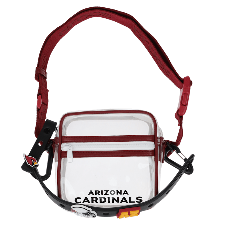 Multi NFL Arizona Cardinals Clear Stadium Bag - Angle - Crocs
