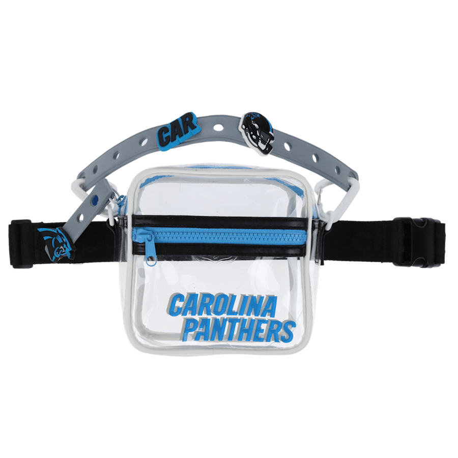 Multi NFL Carolina Panthers Clear Stadium Bag - Side - Crocs