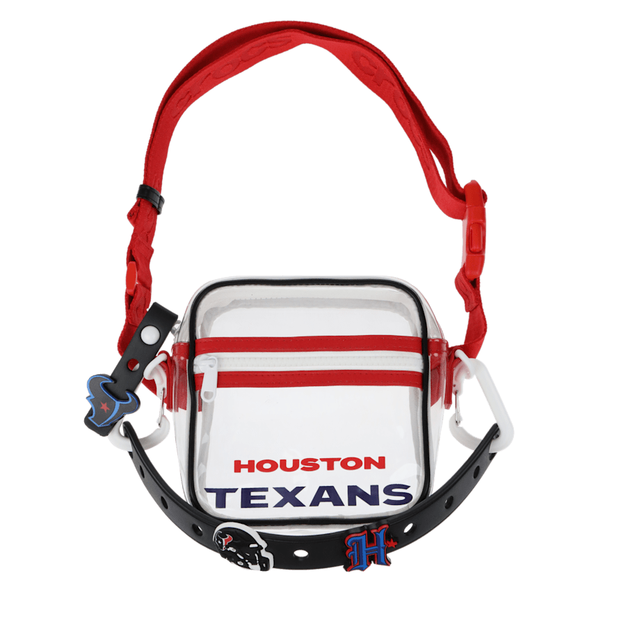 Multi NFL Houston Texans Clear Stadium Bag - Angle - Crocs