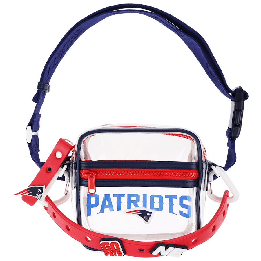 Multi NFL New England Patriots Clear Stadium Bag - Angle - Crocs