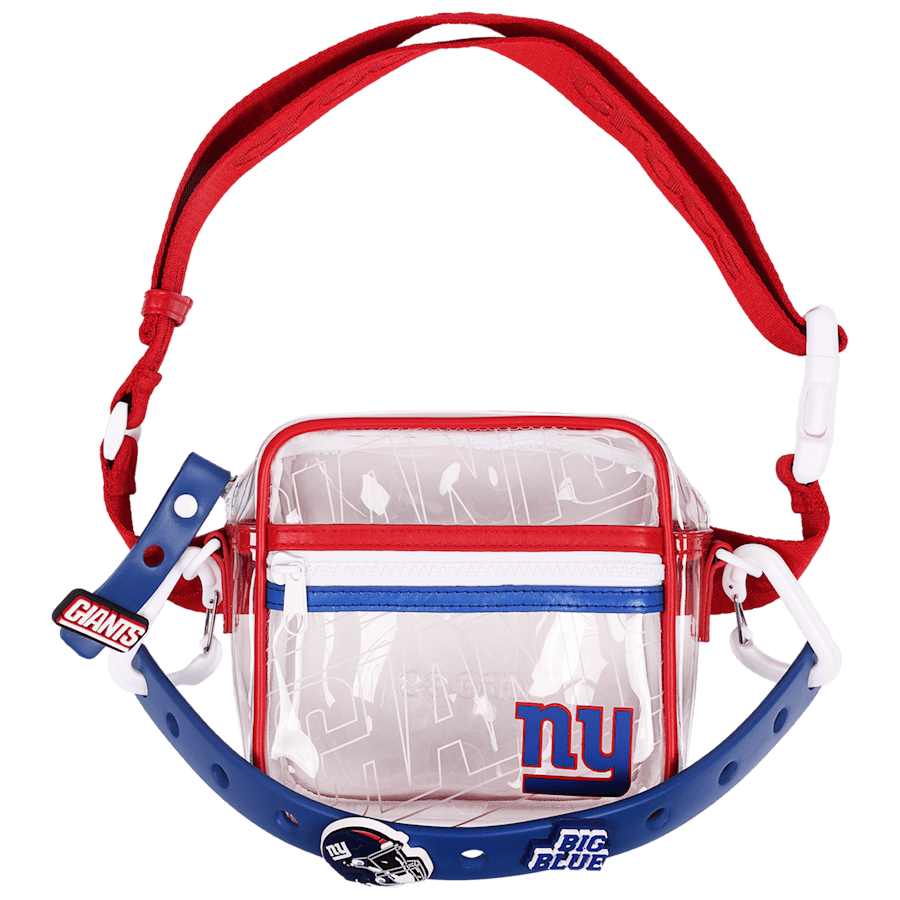 Multi NFL New York Giants Clear Stadium Bag - Angle - Crocs