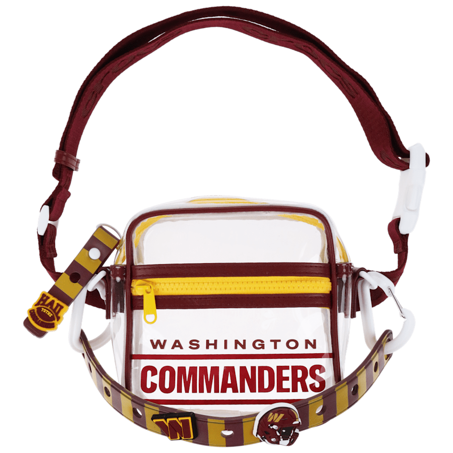 Multi NFL Washington Commanders Clear Stadium Bag - Angle - Crocs