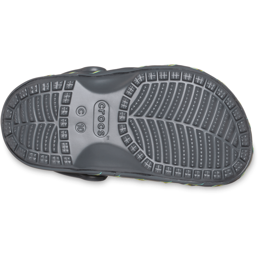 Crocs Toddler Classic Bolt Lights Clog — Carbon