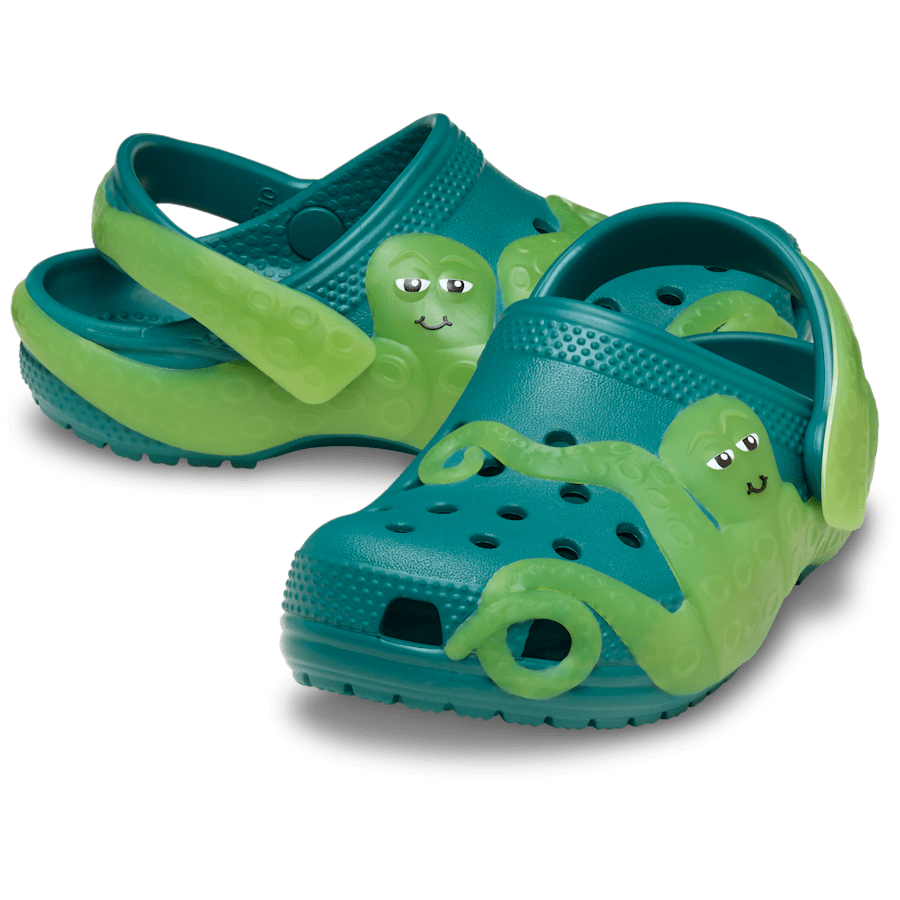 Deep Dive Toddler Classic IAM Color Change Octopus Clog - Pair - Crocs