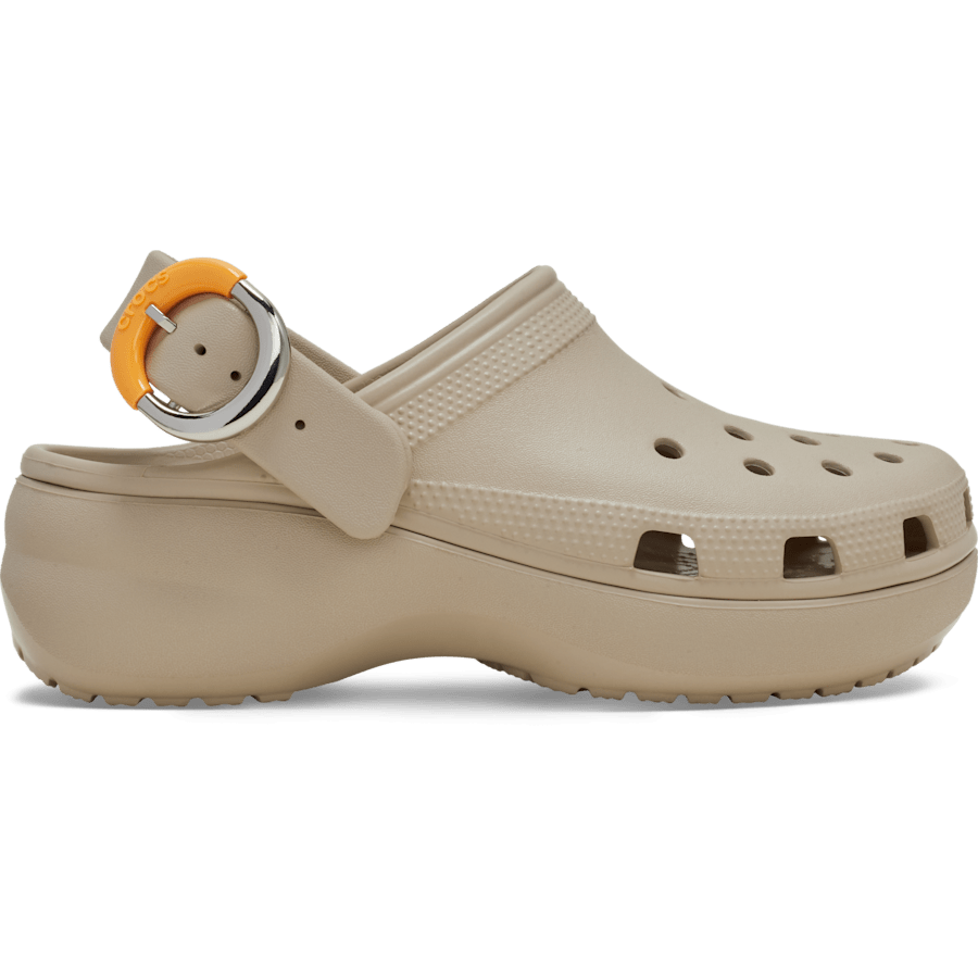 Dulcé Classic Platform Dipped Buckle Clog - Zijkant - Crocs