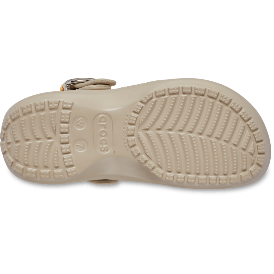 Dulcé Classic Platform Dipped Buckle Clog - Onderkant - Crocs