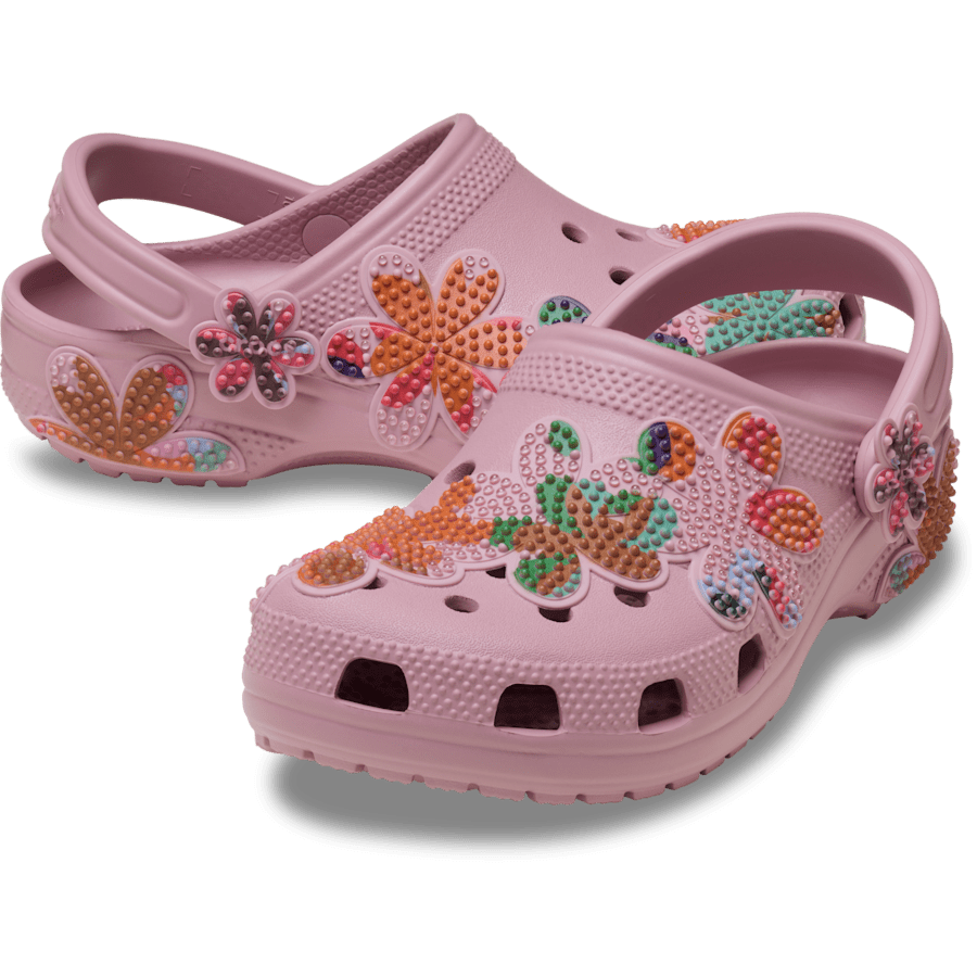 Crocs Classic Summer Beaded Clog — Mauve