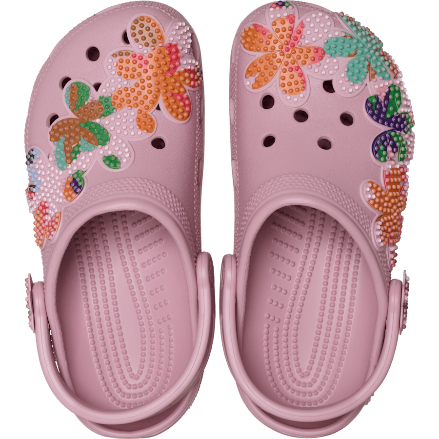 Crocs Classic Summer Beaded Clog — Mauve
