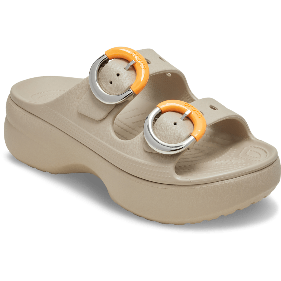 Colour Women's Saturday Platform Dipped Buckle Sandal - Angle - Crocs