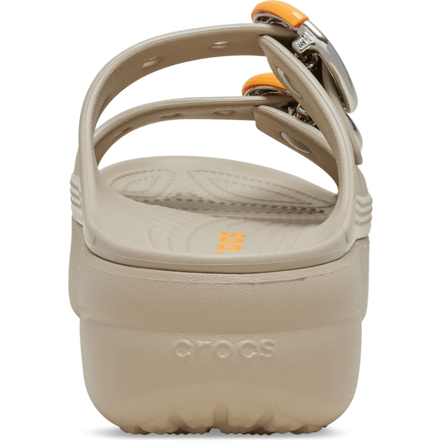 Colour Women's Saturday Platform Dipped Buckle Sandal - Back - Crocs