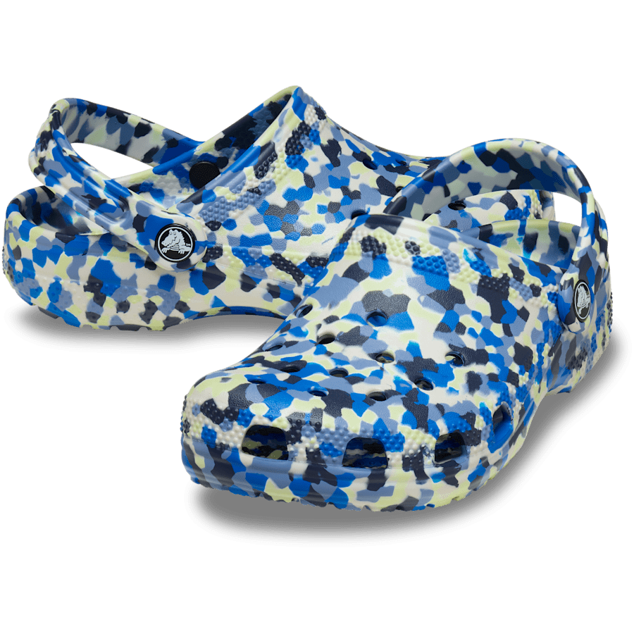 Farbe Kids' Classic Glow Confetti Clog - Paar - Crocs
