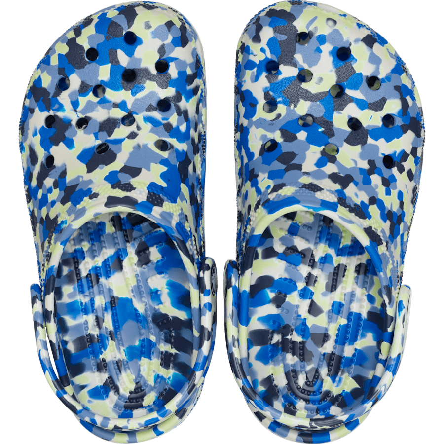 Farbe Kids' Classic Glow Confetti Clog - Draufsicht - Crocs