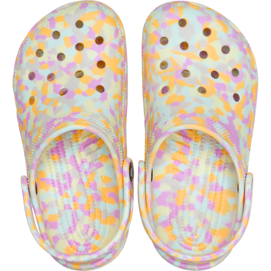 Farbe Kids' Classic Glow Confetti Clog - Draufsicht - Crocs