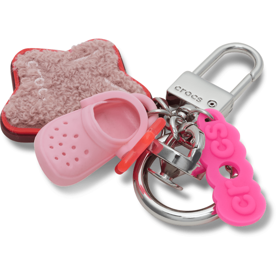 Crocs Retro Star Bag Charm — Pink