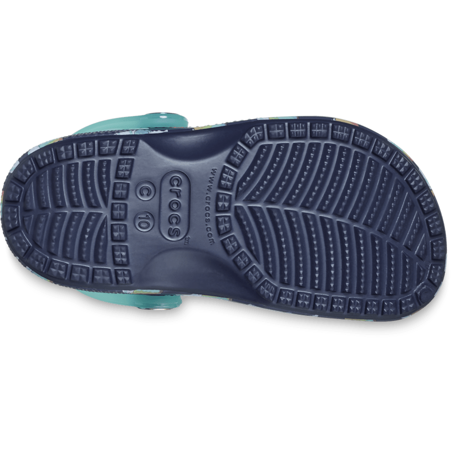 Navy Toddler Classic Snow Cone Clog - Bottom - Crocs