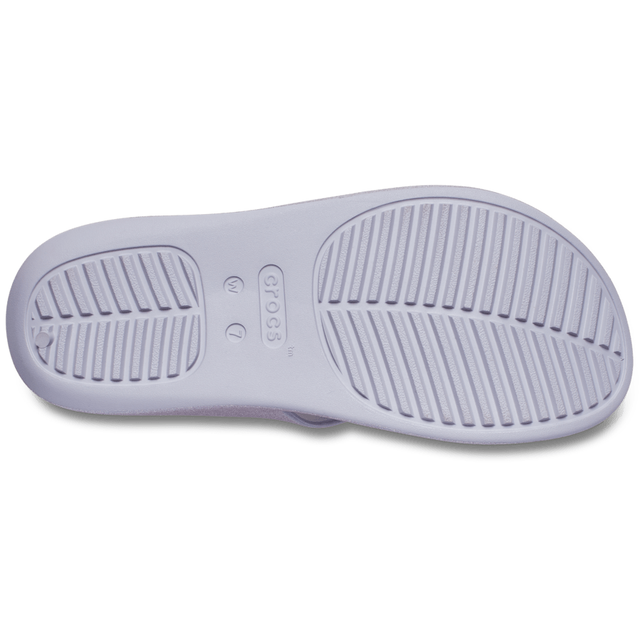 Crocs Getaway Triangle Glimmer Flip — Mauve Mist