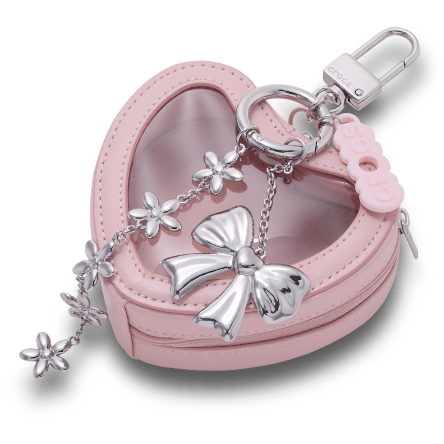 Crocs Beauty Pouch Bag Charm — Silver