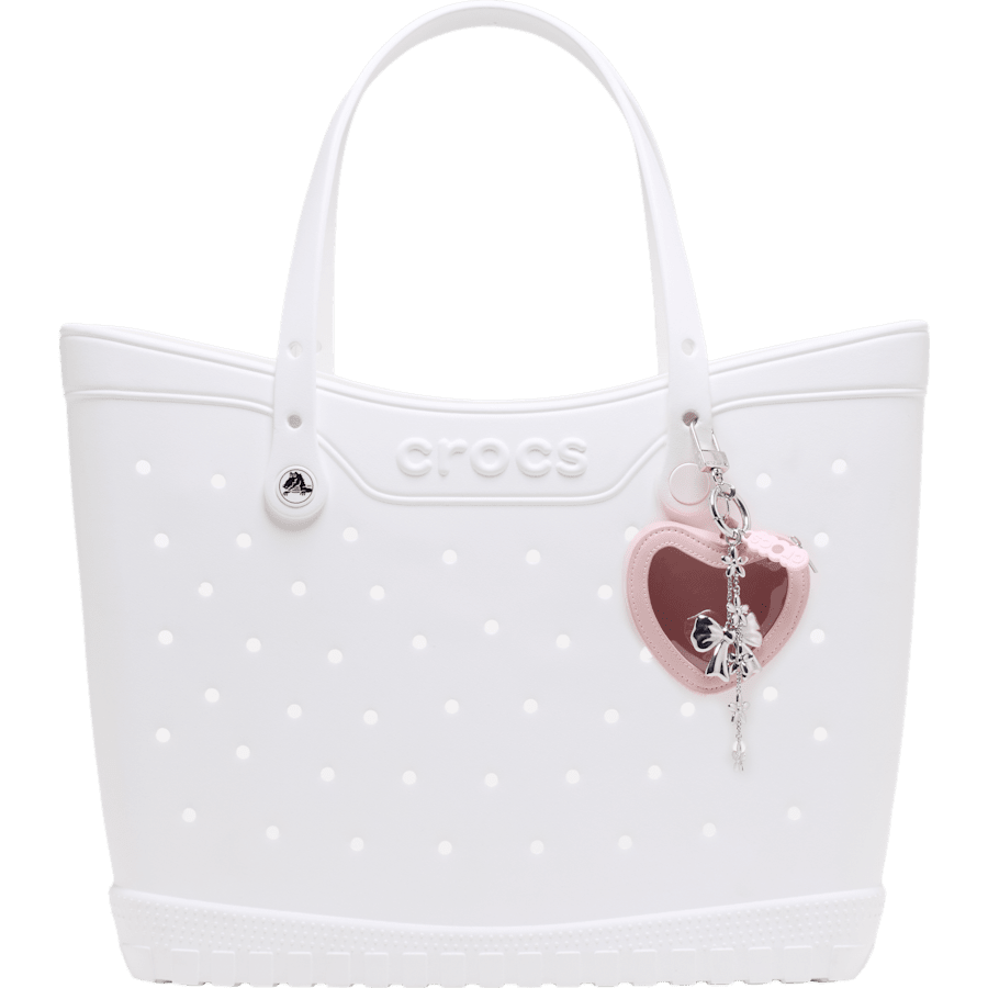 Crocs Beauty Pouch Bag Charm — Silver