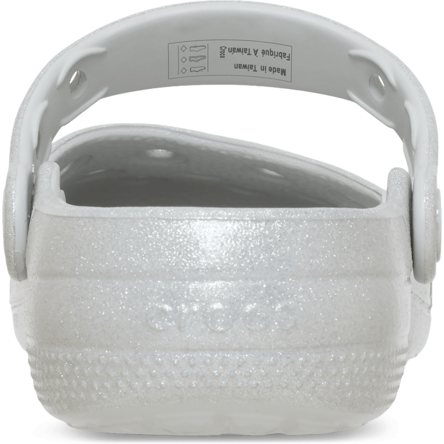 Paillettes argentées Classic Shine Glitter Ballet - Arrière - Crocs