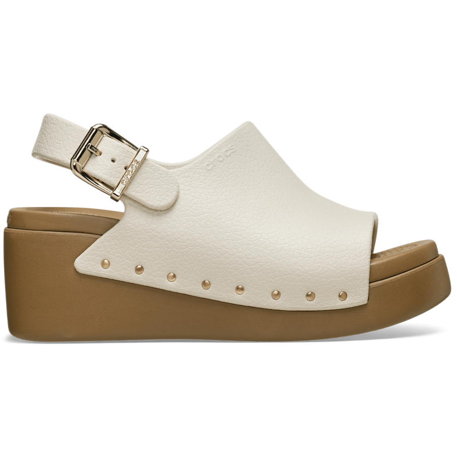 Frappé/Sépia Dylan Studded Platform Slide - Côté - Crocs