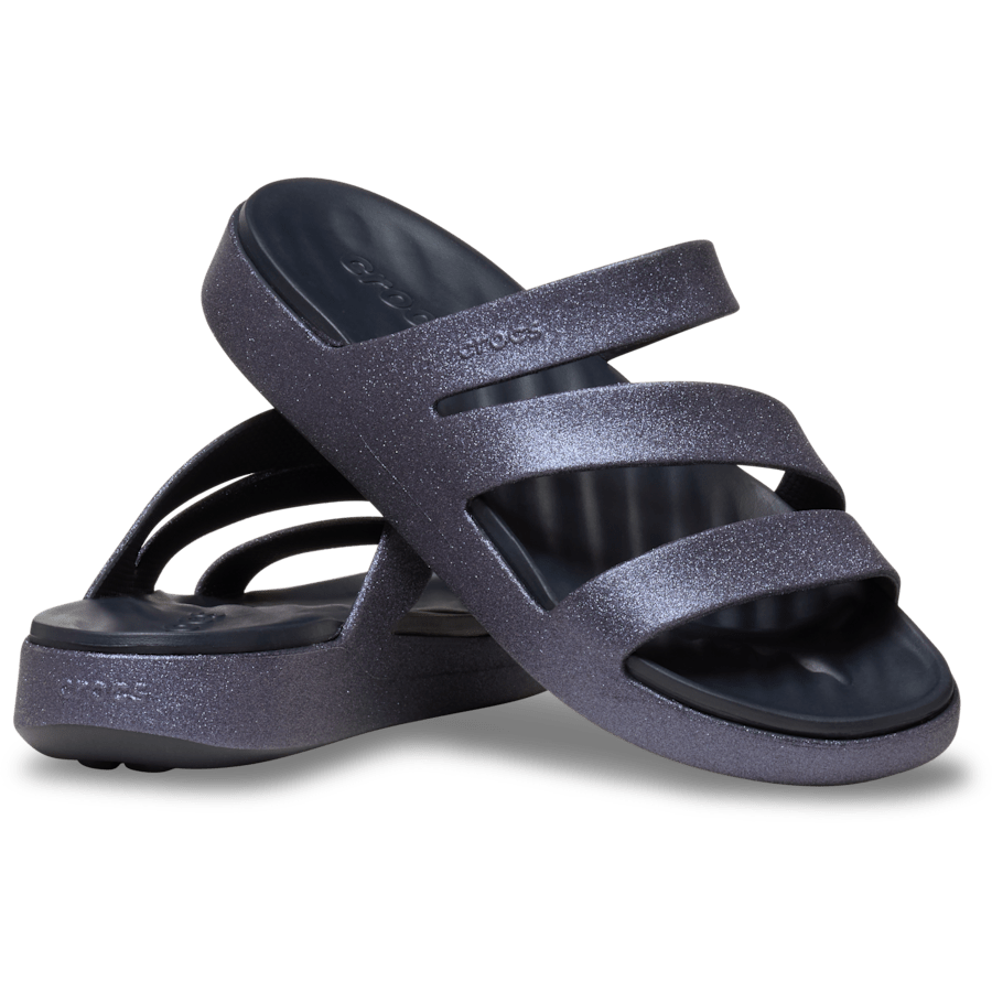 Crocs Getaway Glimmer Strappy — Deep Navy