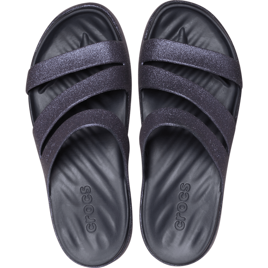 Crocs Getaway Glimmer Strappy — Deep Navy
