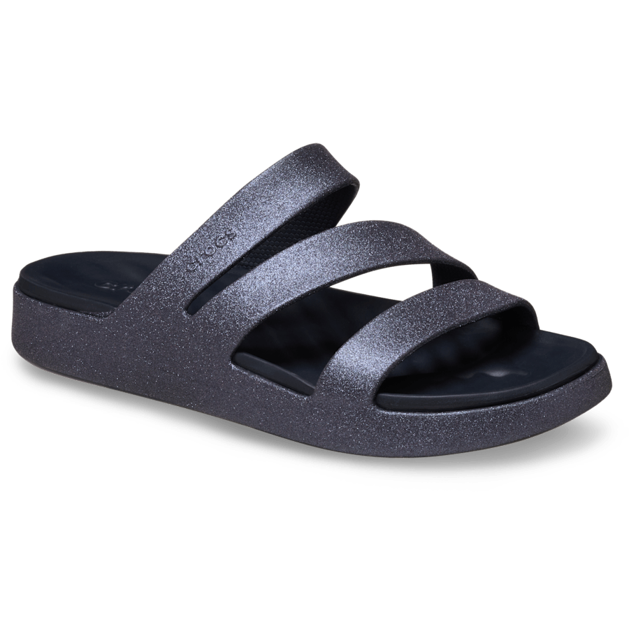 Crocs Getaway Glimmer Strappy — Deep Navy