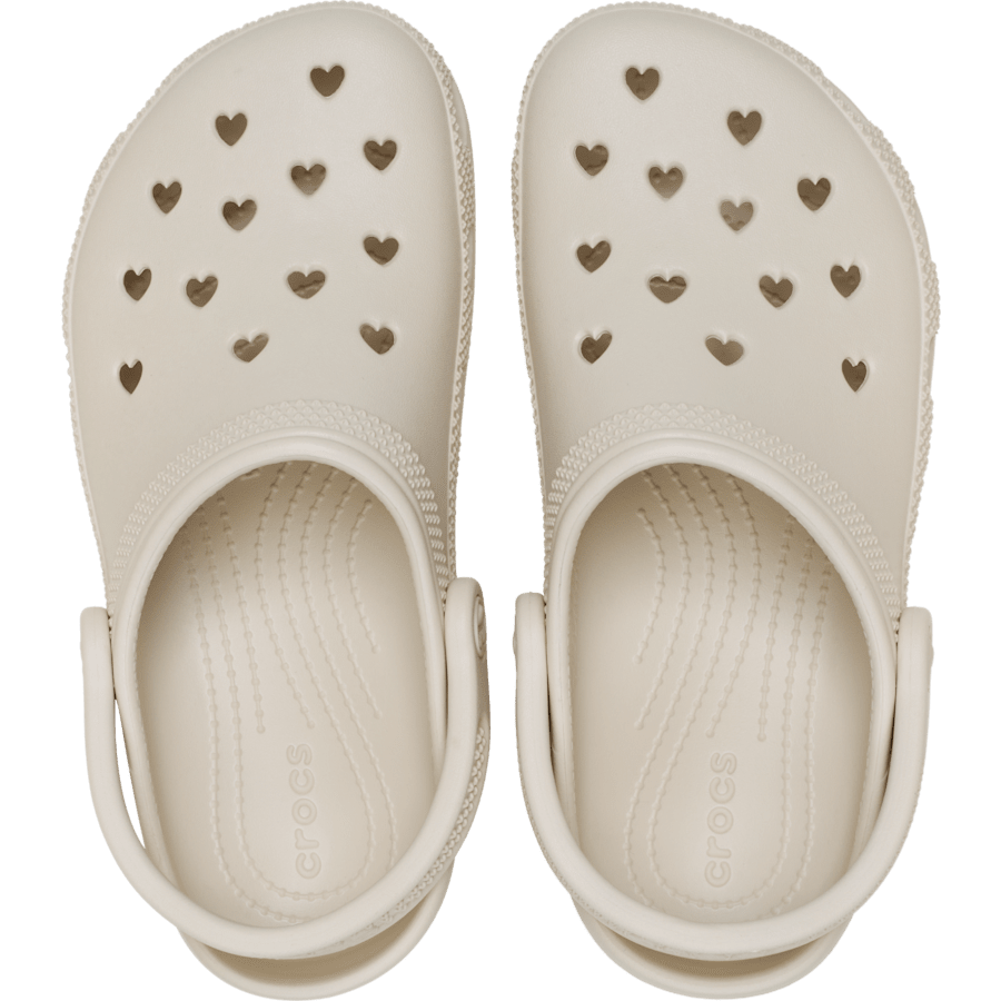 Couleur Classic Hearts Cut Out Clog - Dessus - Crocs