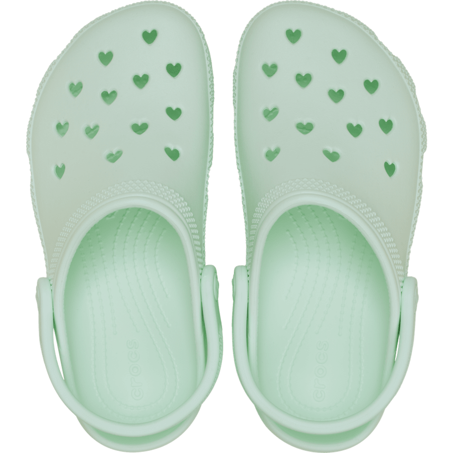 Couleur Classic Hearts Cut Out Clog - Dessus - Crocs