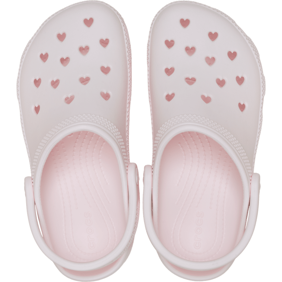 Couleur Classic Hearts Cut Out Clog - Dessus - Crocs