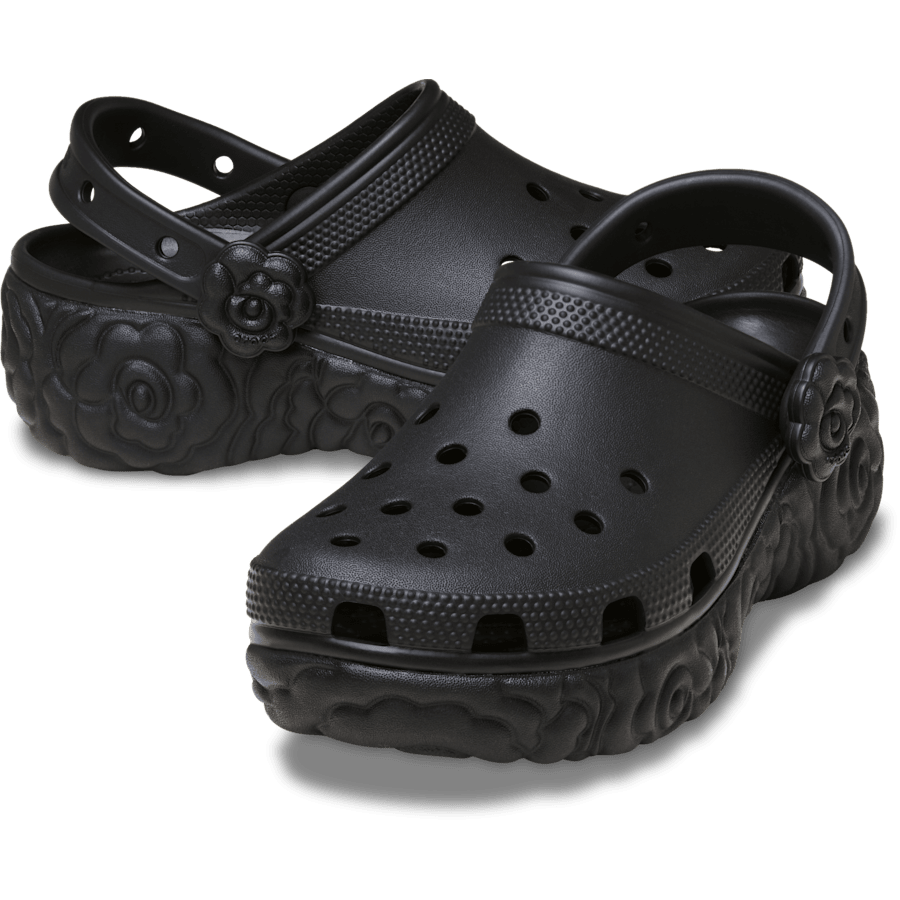 Black Classic Platform Bloom Clog - Paar - Crocs
