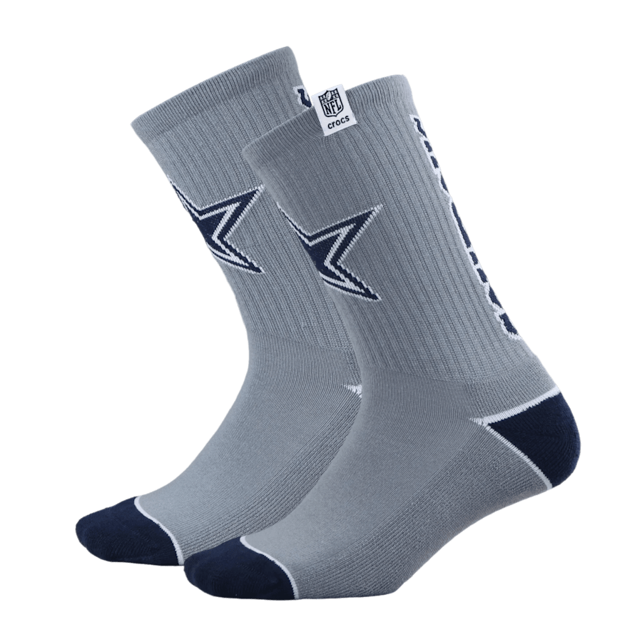 Multi NFL Dallas Cowboys Crocs Socks - Côté - Crocs