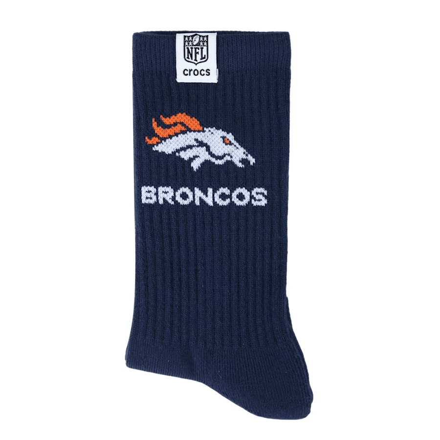 Multi NFL Denver Broncos Crocs Socks - Top - Crocs